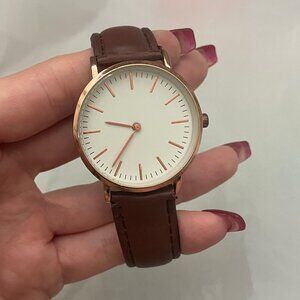 3/$15 Gold and Brown Watch
